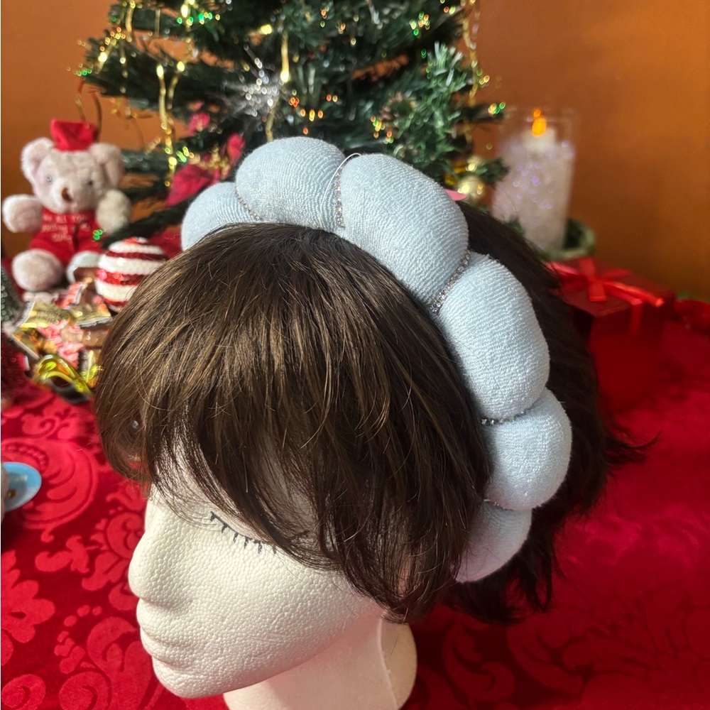 Bling Terry Rhinestone Spa Headband Set - Picture 4 of 5